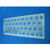 ZX SPECTRUM 16k/48k Fluorescent Keyboard Mat Blue