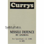 Missile Defence for Spectrum by Anirog on Tape