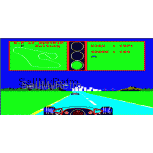 Sinclair QL Motor Racing Game: VROOM
