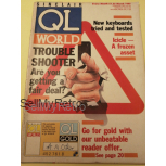 Sinclair QL Magazine: Sinclair QL World -  Trouble Shooter March 87 by Focus