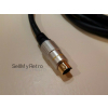 Commodore C64, C128 High Quality S-VIDEO HD & Composite Video Cable TV GOLD RCA