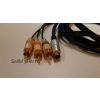 Commodore C64, C128 High Quality S-VIDEO HD & Composite Video Cable TV GOLD RCA