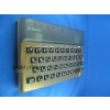 Sinclair ZX Spectrum 16K / 48K Replica Case Set Transparent Black with Faceplate Color Gold
