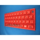 Sinclair ZX Spectrum 16k / 48k Keyboard Mat Color Red