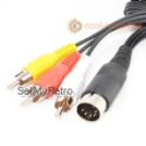 Atari 800, 1200, 65XE & 130XE RCA Video Cable
