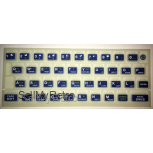 ZX SPECTRUM 16k/48k Fluorescent keyboard mat Blue
