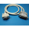 AMIGA 500 600 1200 4000 VIDEO CABLE DB23 FEMALE + HOOD VGA BUFFERED (1mt professional cable)