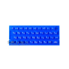 ZX Spectrum 16K/48K Keyboard Mat - Color Blue